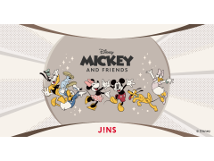 「JINS / Disneyモデル」2024年新作アイウエア　3月7日（木）より続々登場！
