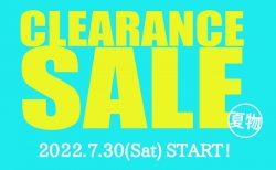 ＼ CLEARANCE SALE 開催中！／